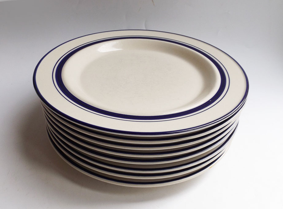 Japanese-Made "Sonata" Dinner Plate Set