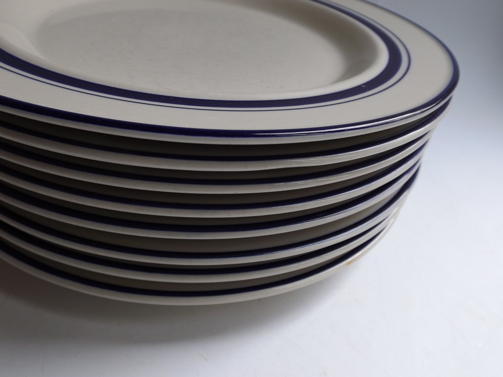 Japanese-Made "Sonata" Dinner Plate Set