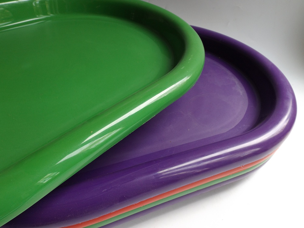Colorful Plastic Serving Platters