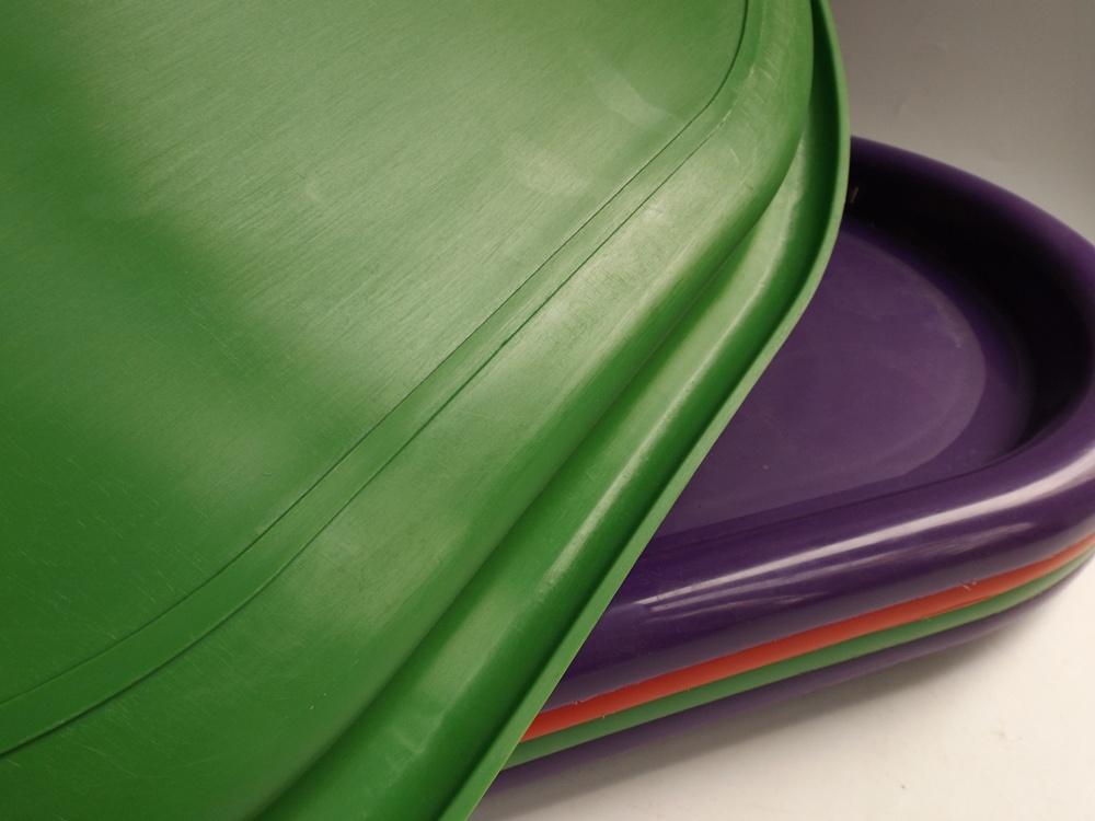 Colorful Plastic Serving Platters