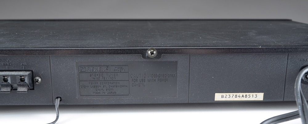 Fischer AM/FM Stereo Tuner