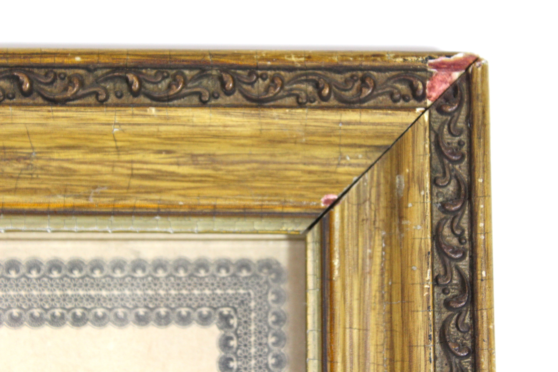 Vintage Plat Map of Whitley County Indiana