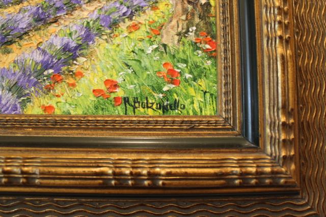 "Mas Aux Lavandes" Oil on Canvas by Roger Bolzonello