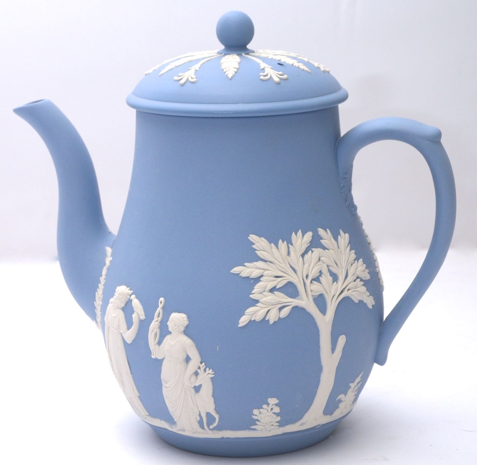 Wedgwood Blue Jasperware Coffee Set