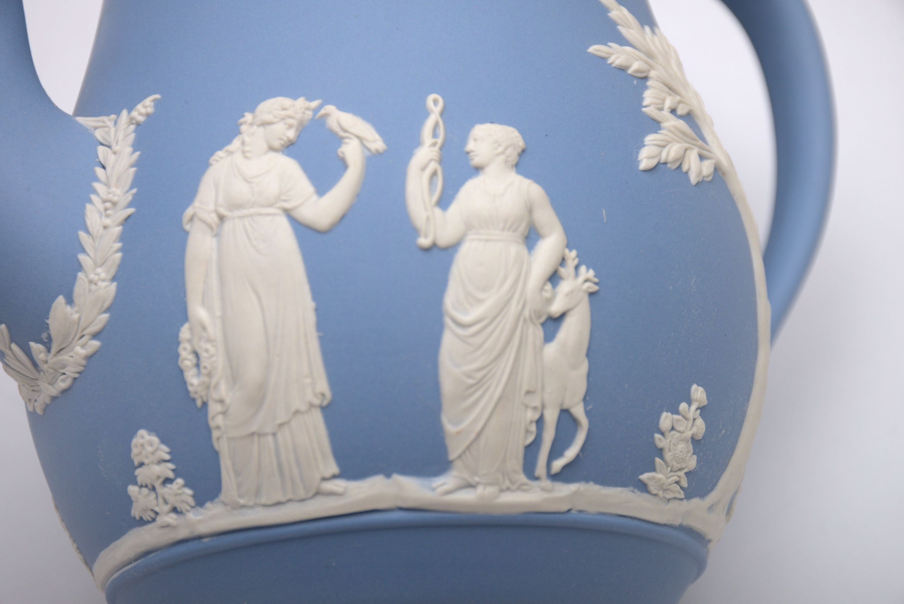 Wedgwood Blue Jasperware Coffee Set