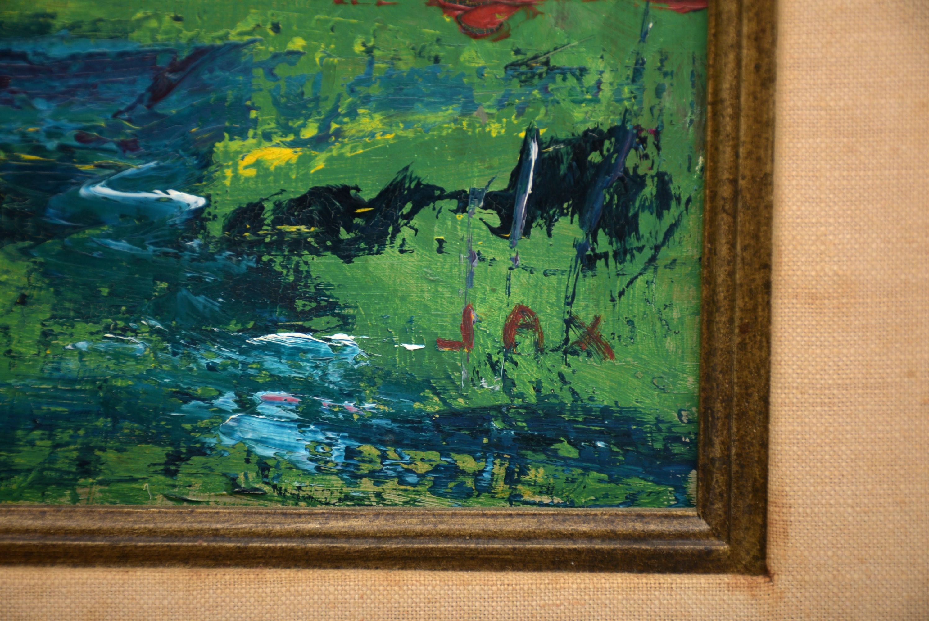 Jax Frey Painting of Woman on a Swing