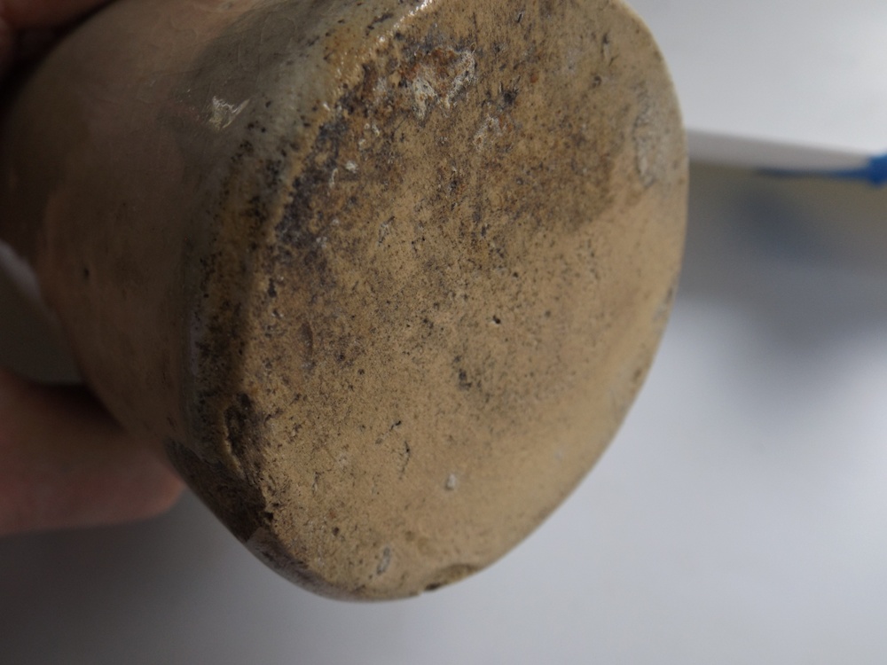 Antique Christian Moerlein Stoneware Lager Bottle