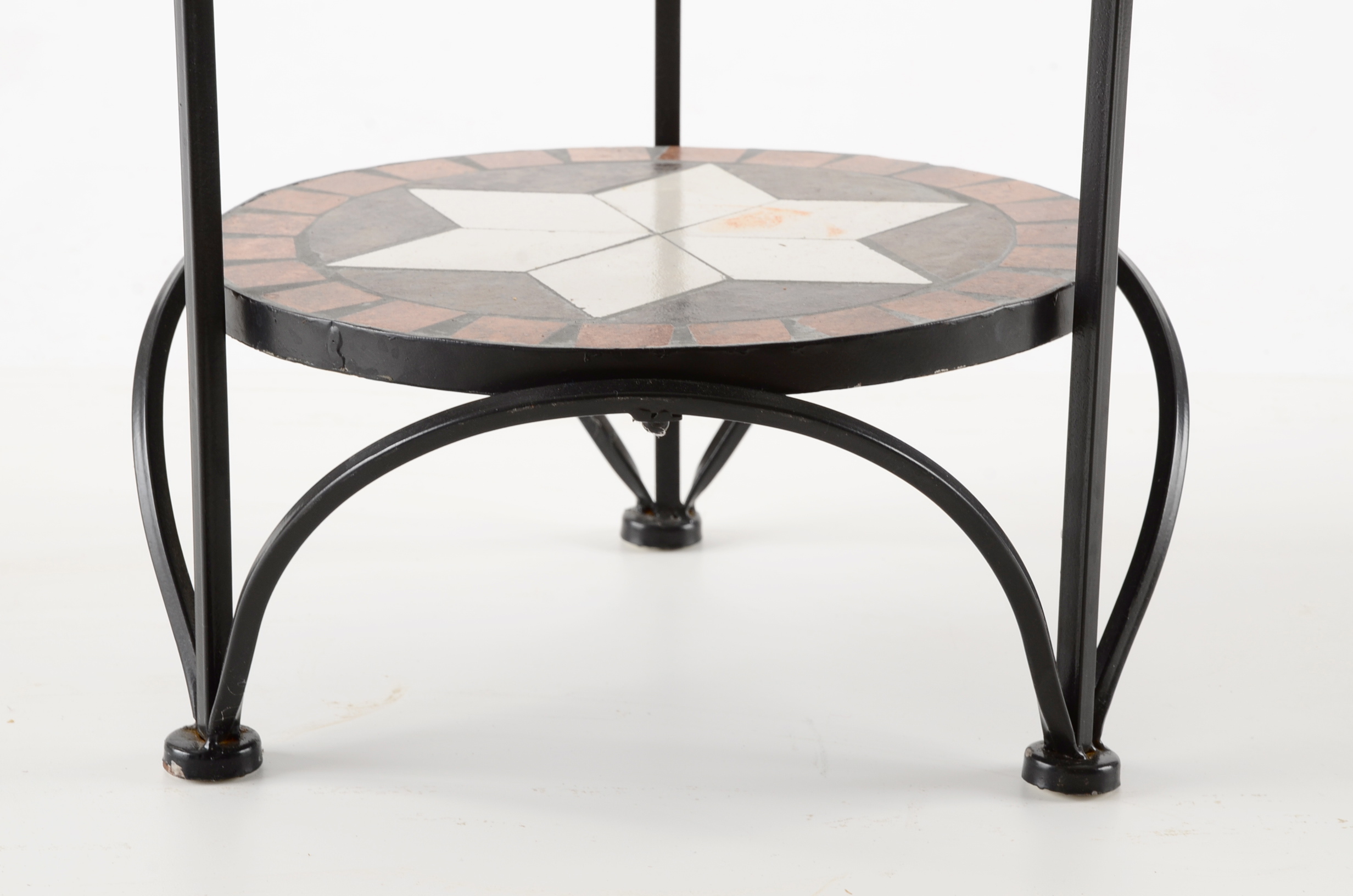 Four Tier Wrought Iron Plant Stand