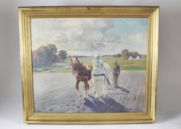 Original Johann Meyer Anderson of Draft Horses