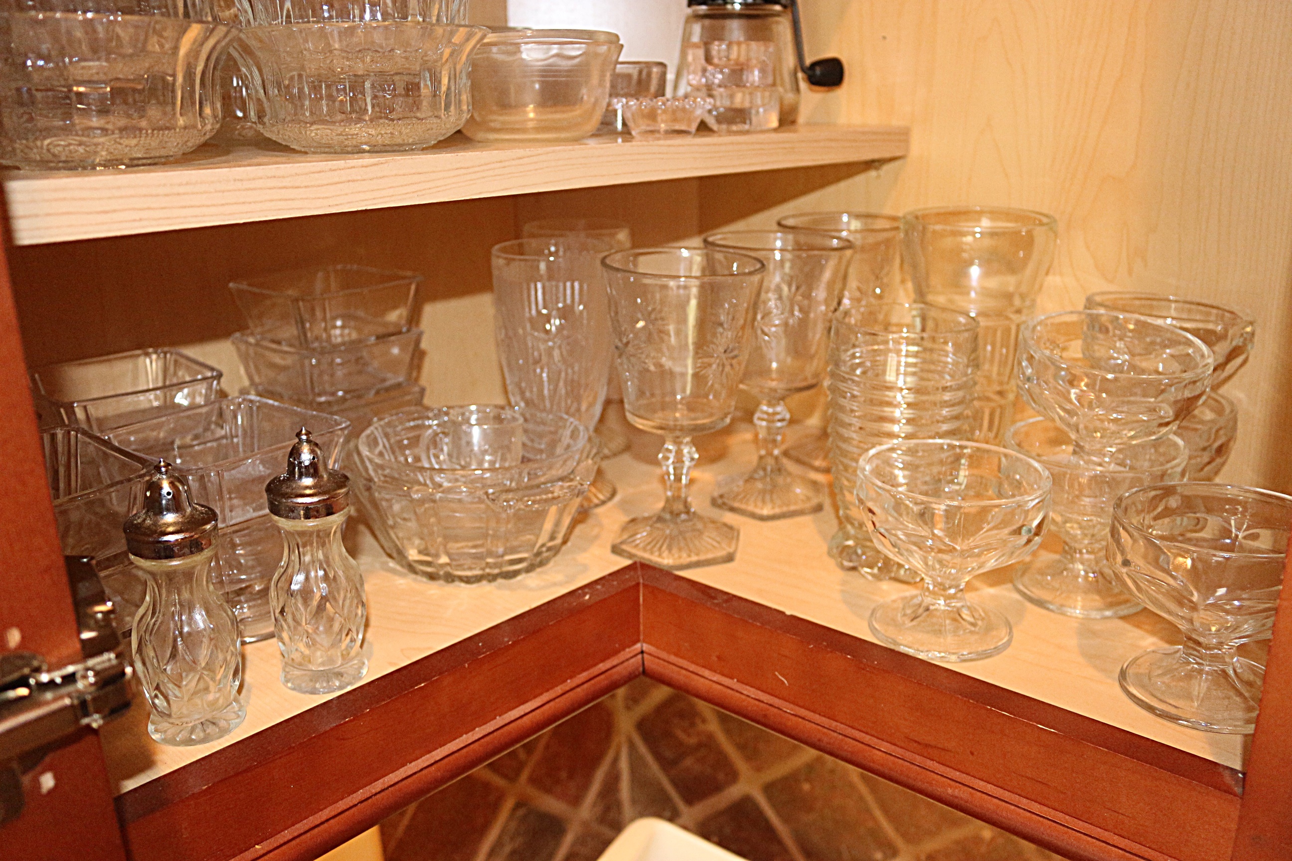 Vintage Glass and Crystal Lot