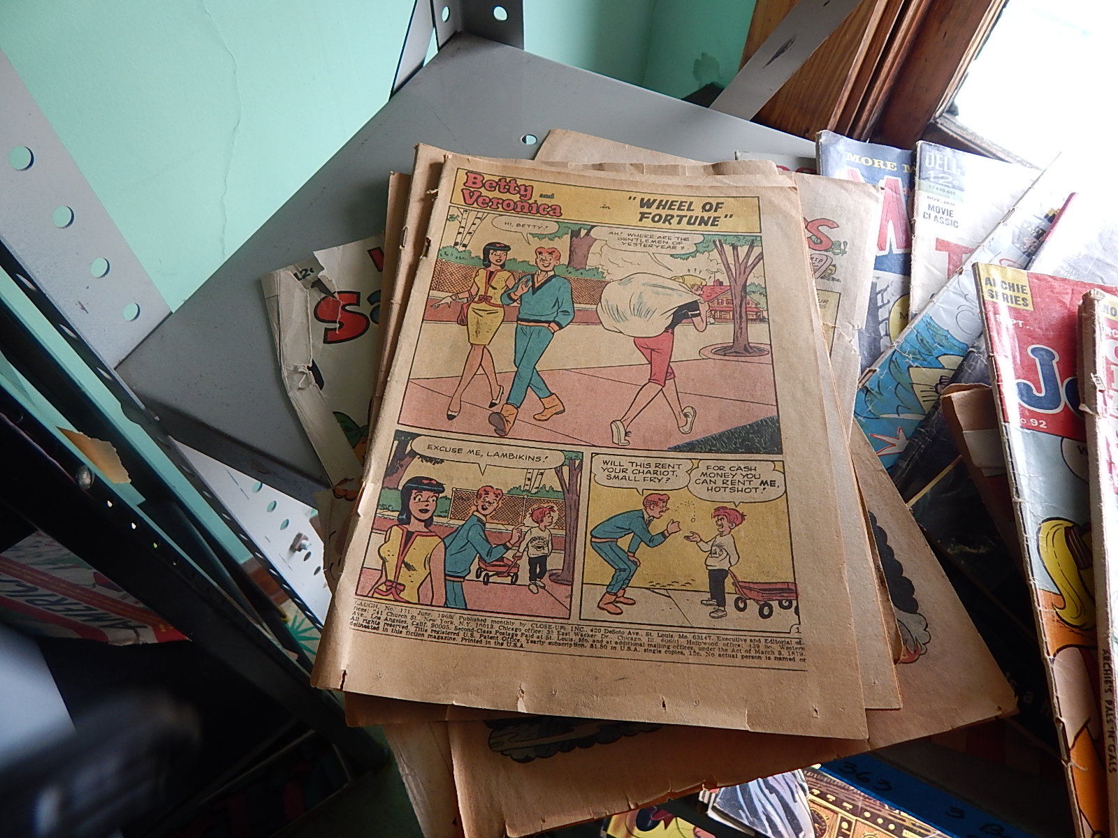 Three Shelf Lot of Comic Books and Collectible Ephemera