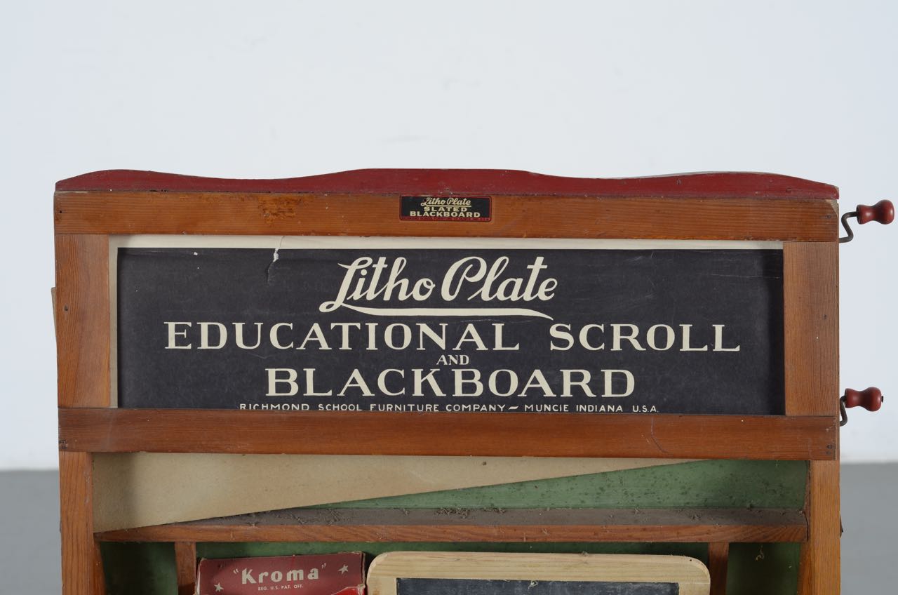 Litho Plate Slated Blackboard by Richmond School Furniture Co.