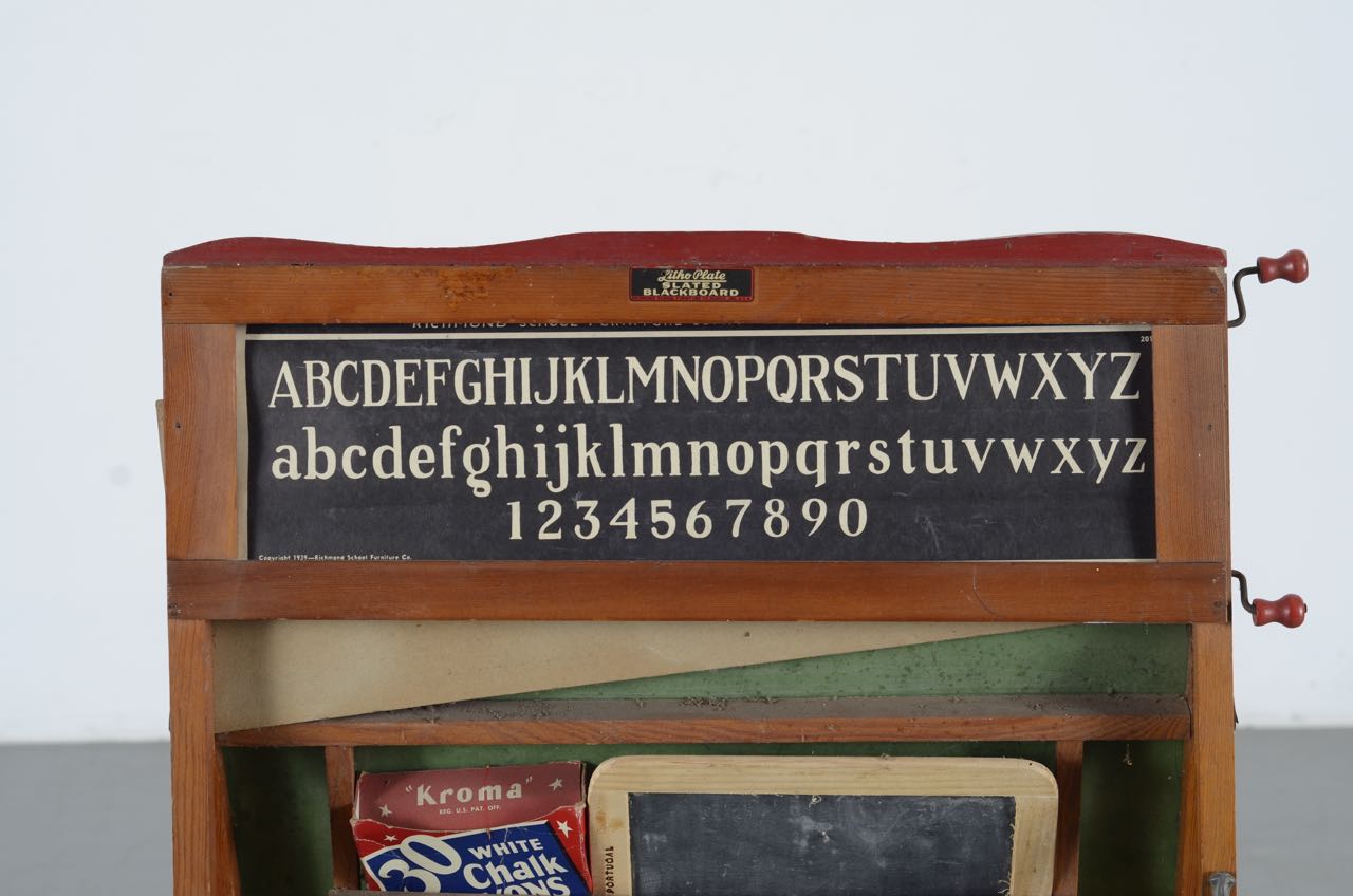 Litho Plate Slated Blackboard by Richmond School Furniture Co.