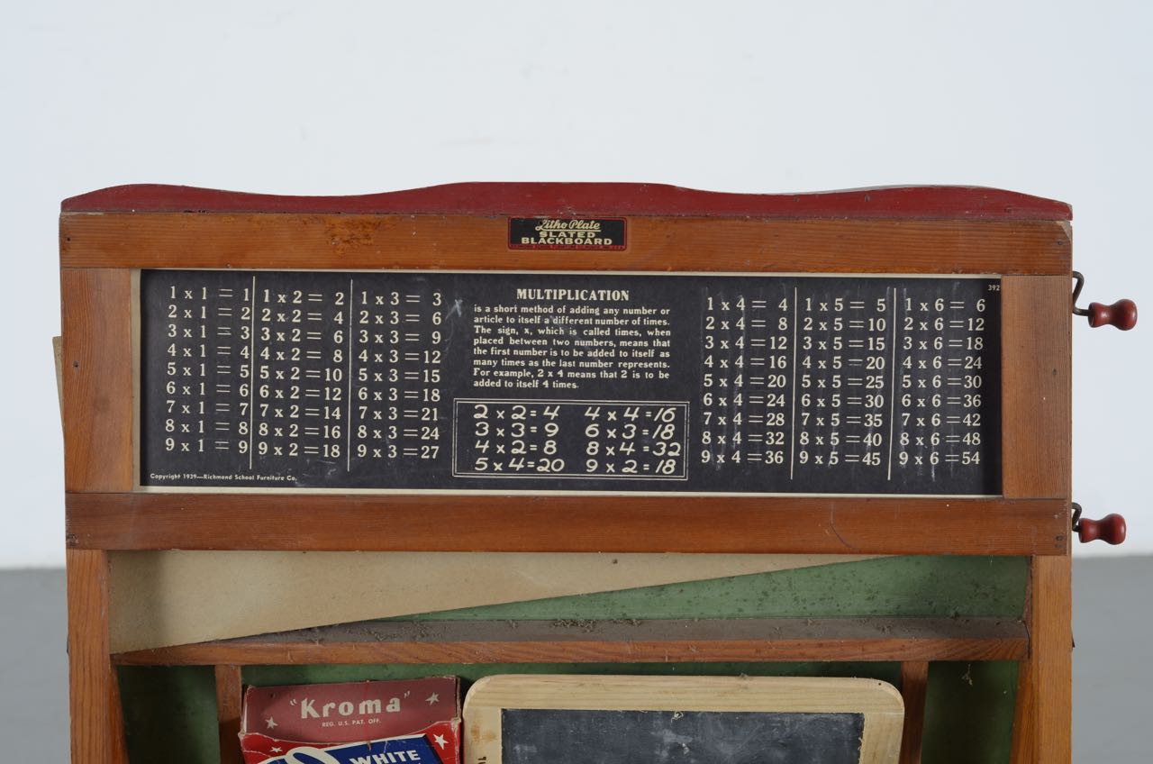 Litho Plate Slated Blackboard by Richmond School Furniture Co.