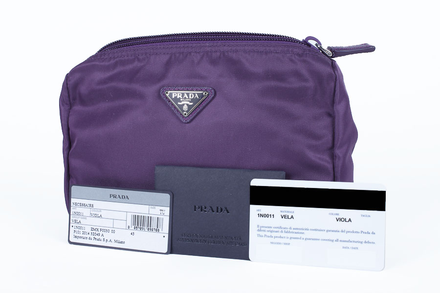 Violet Prada Vela Zippered Pouch