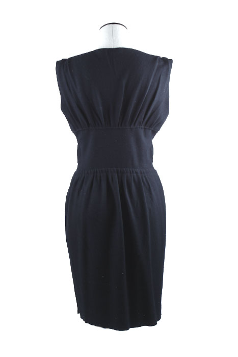 Black Prada Flannel Stretch Dress