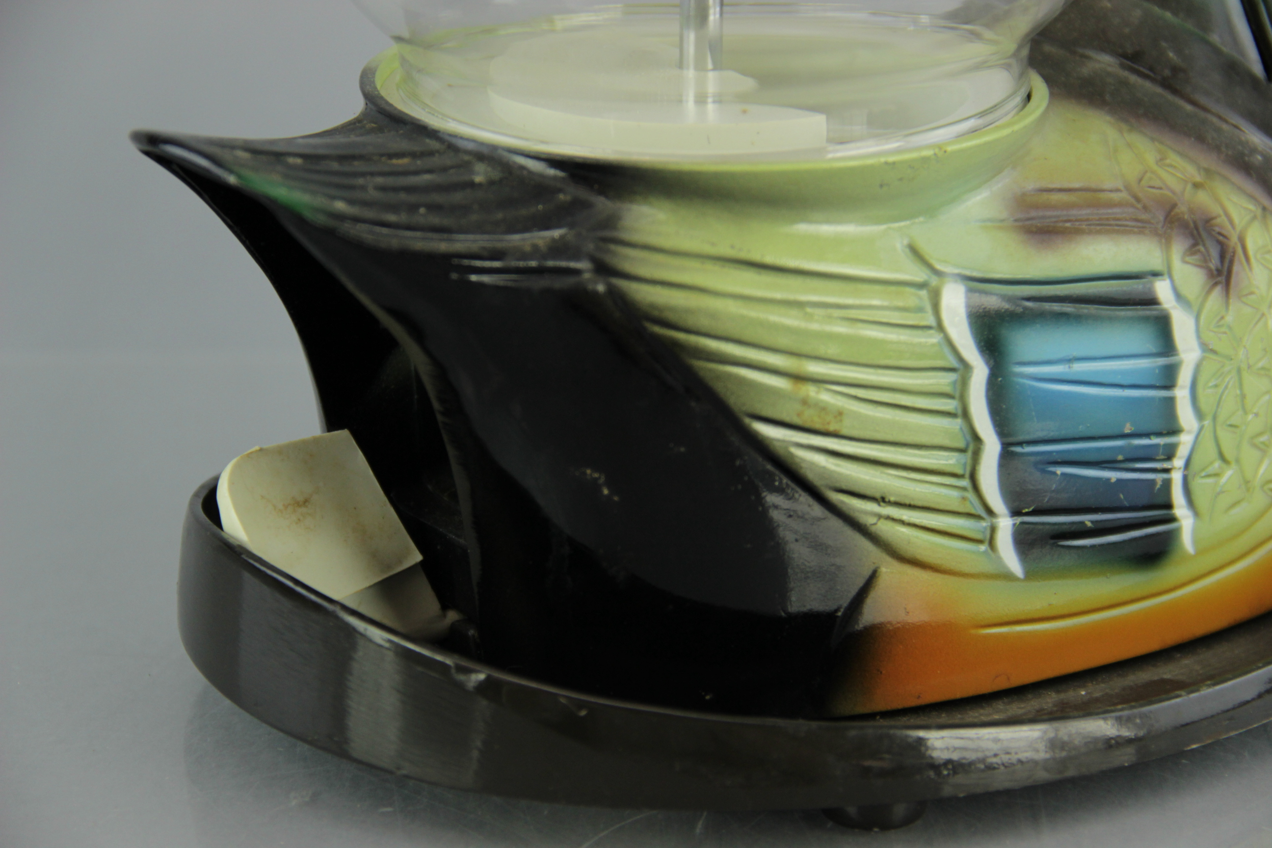 Enameled Metal Mallard Duck Gumball Machine by Carousel