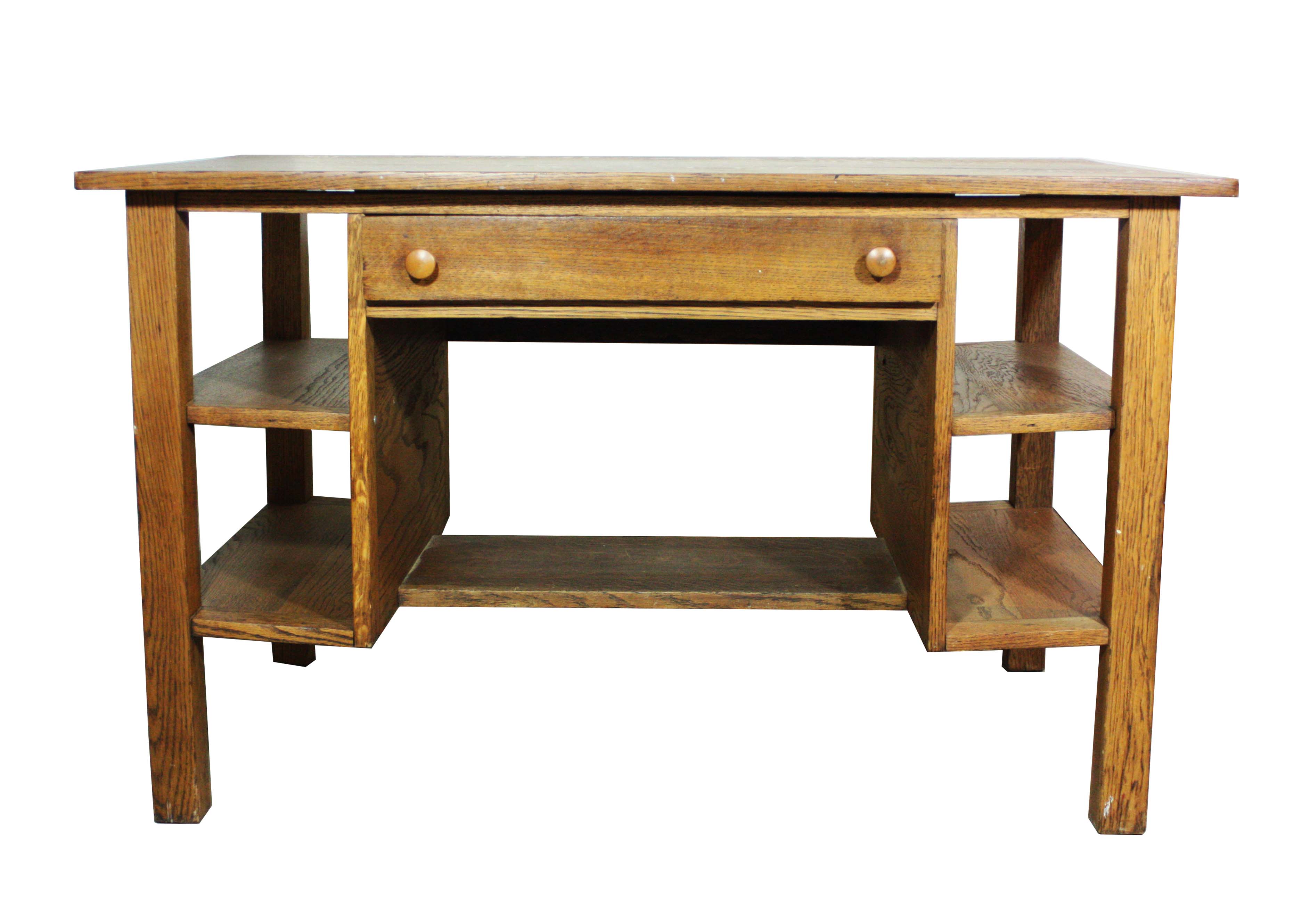 Mission Style Oak Desk