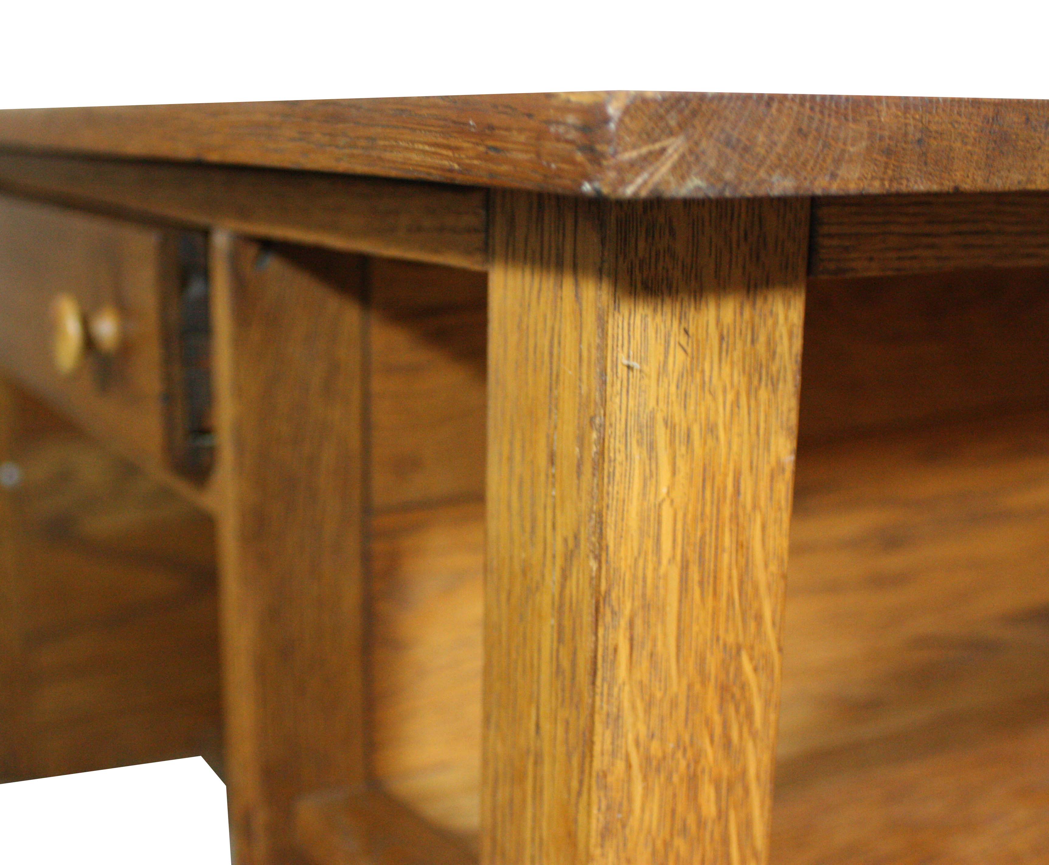 Mission Style Oak Desk