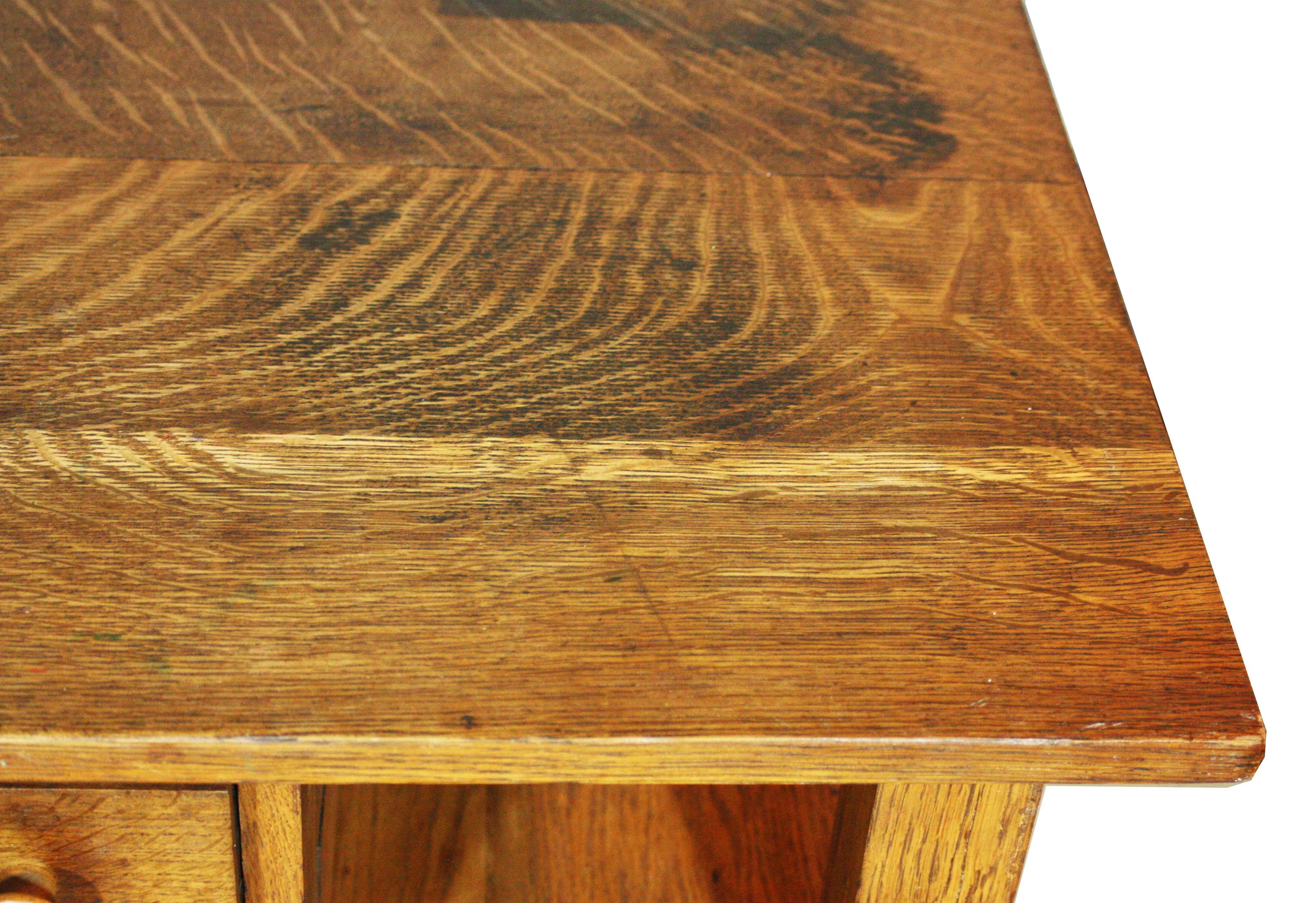 Mission Style Oak Desk