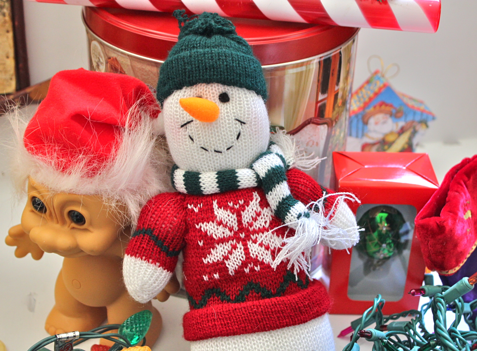 Eclectic Collection of Christmas Decorations