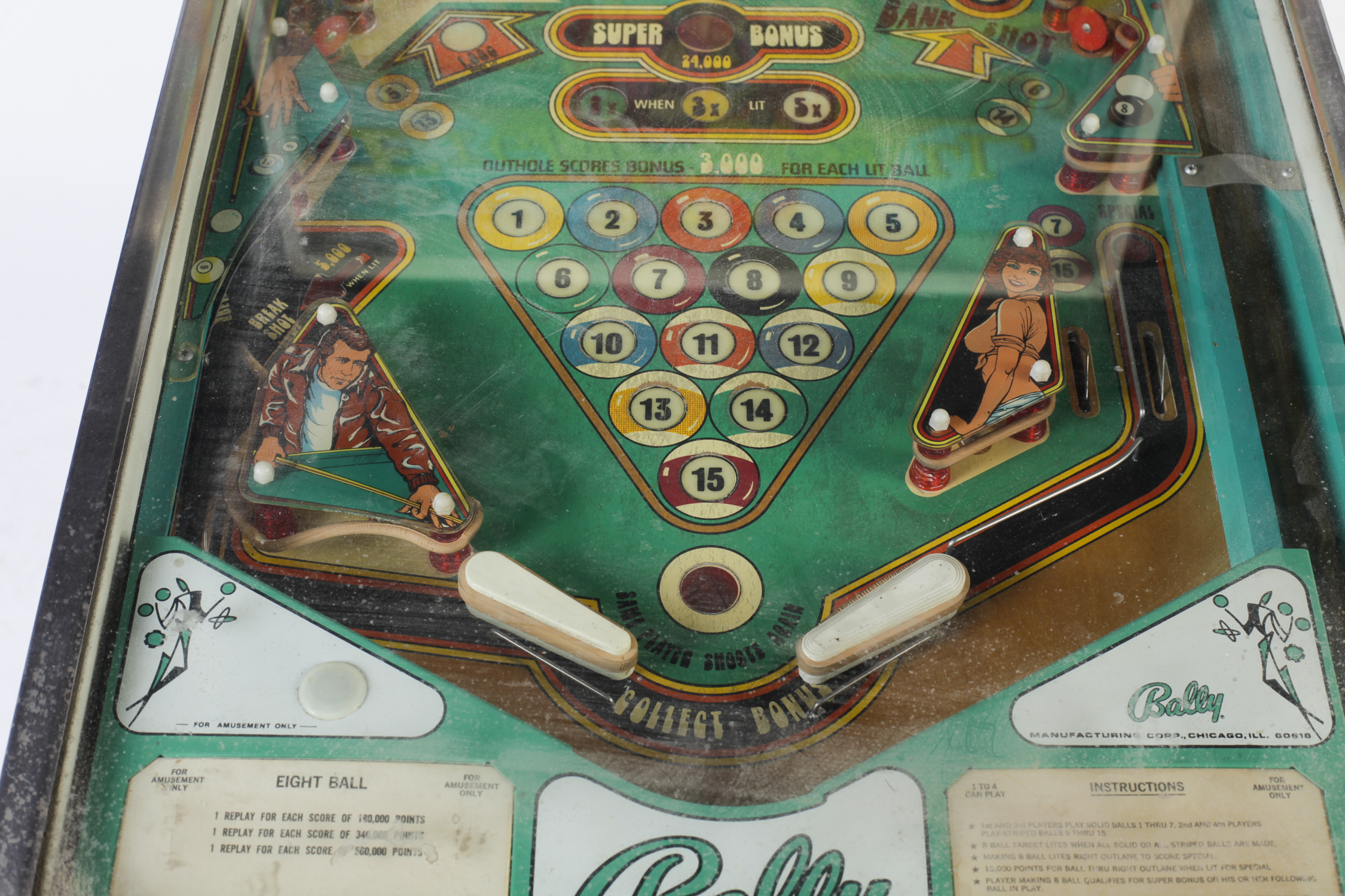 1977 Bally Eight Ball Pinball Machine