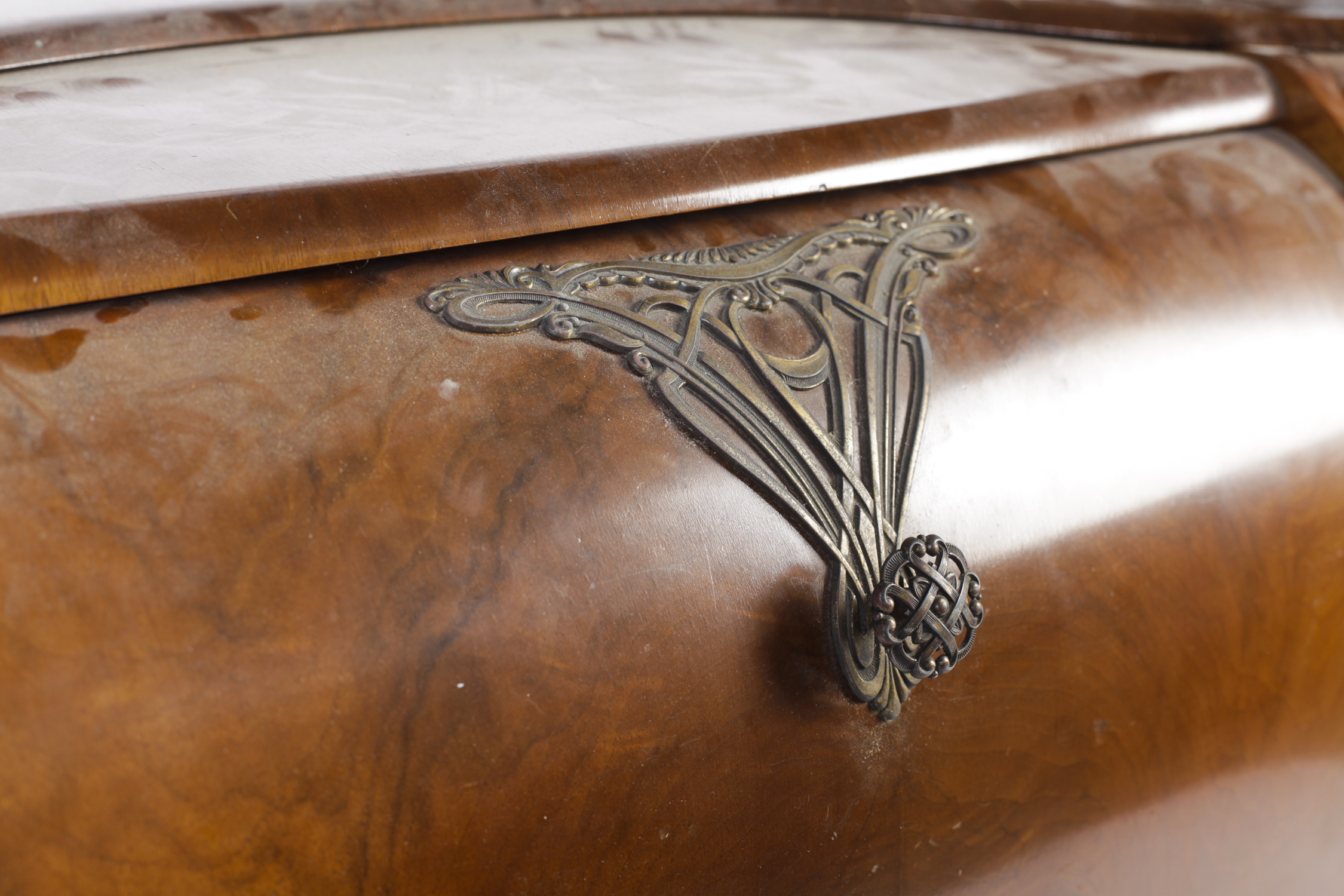 Beautility English Art Nouveau Bar Cabinet