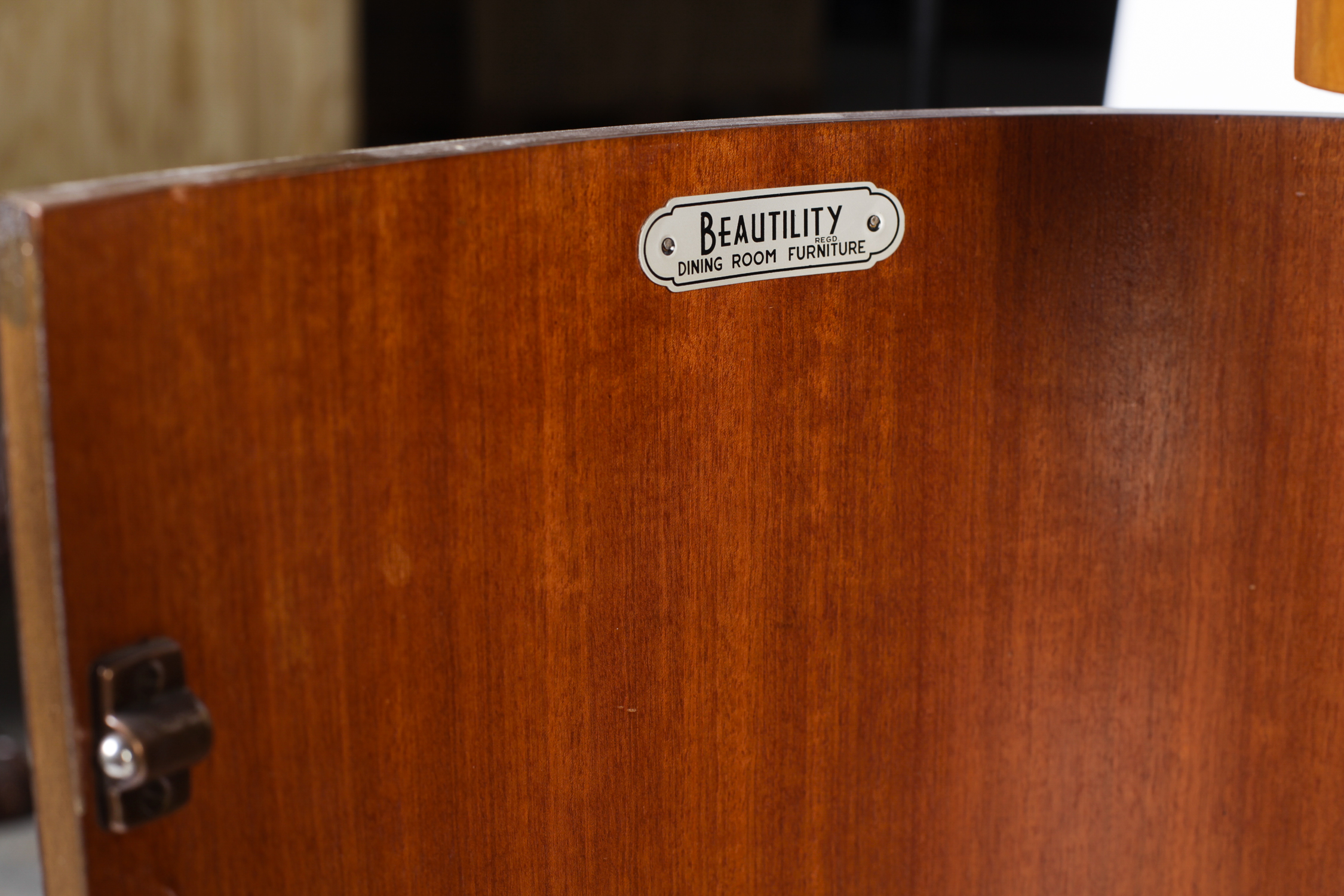 Beautility English Art Nouveau Bar Cabinet