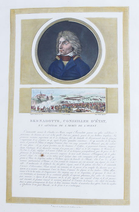 Hand Painted Book Plates of French Gentlemen