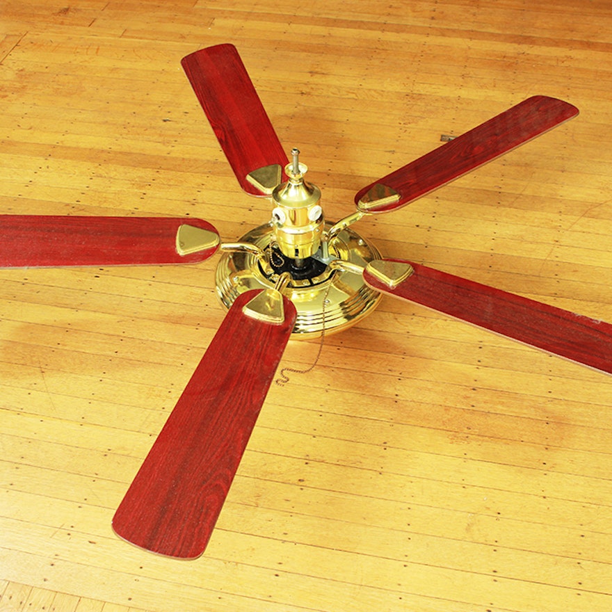 Heritage Ceiling Fan With Lights Ebth