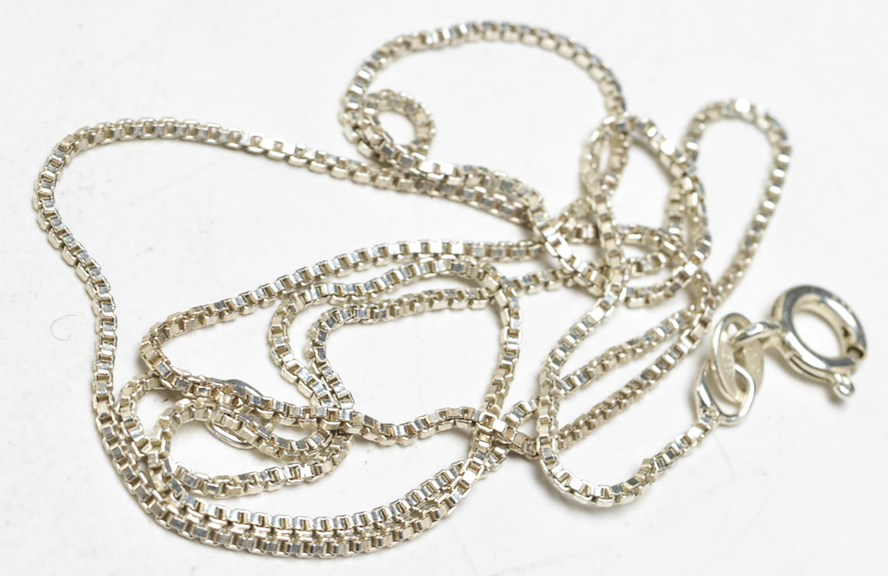 Group of Sterling Silver Chains
