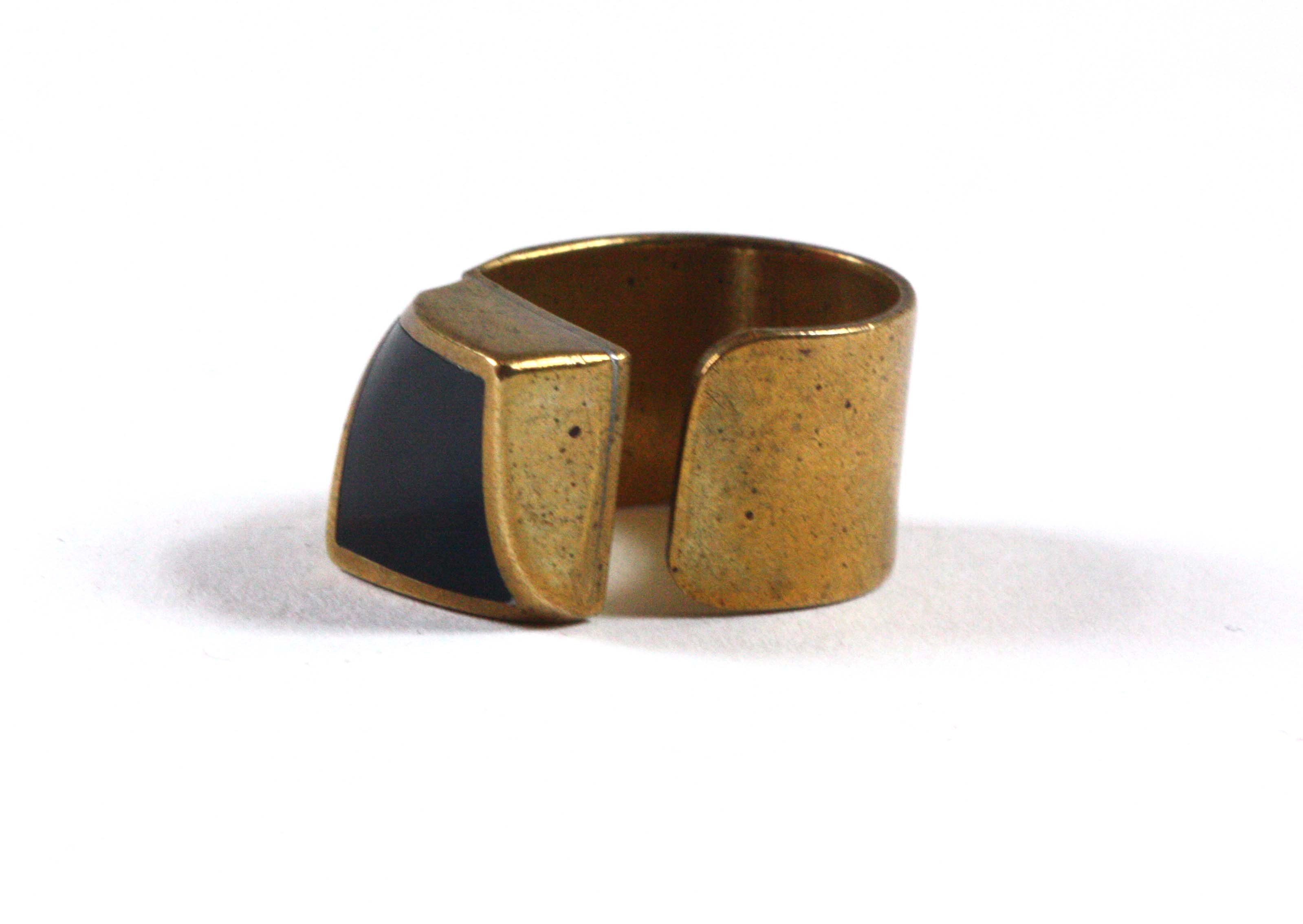 Brass Bracelet and Ring