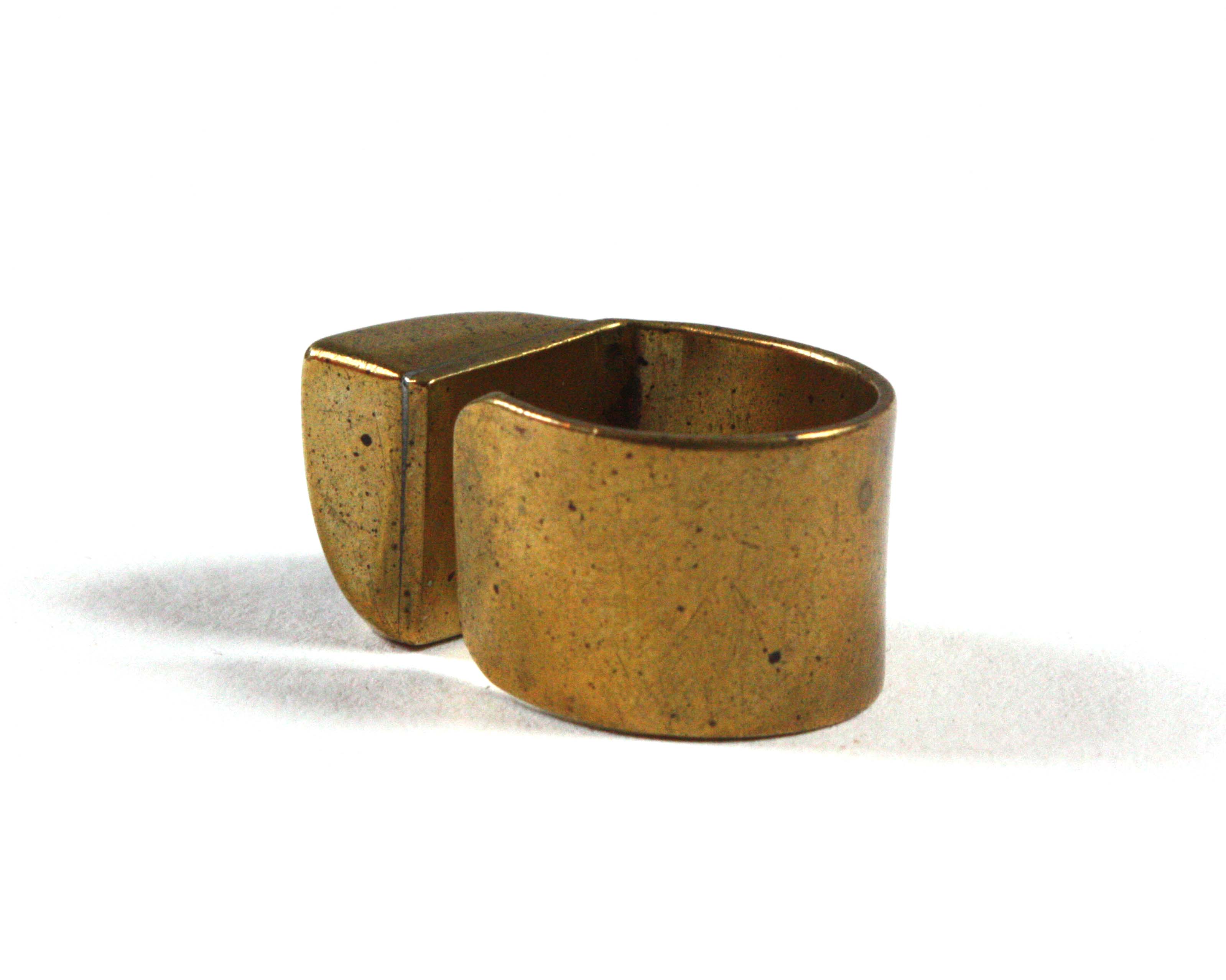 Brass Bracelet and Ring
