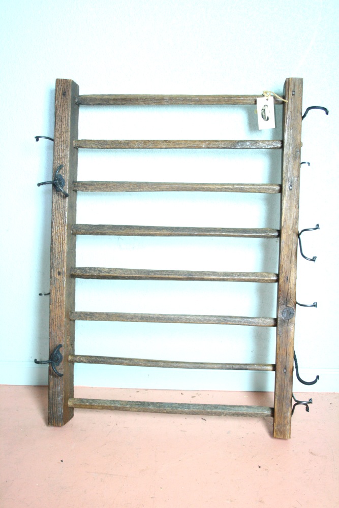 Primitive Hanging Pot Rack