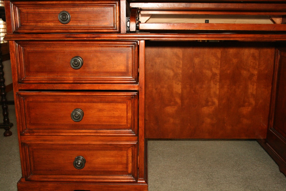 Large Cherry Executive Desk