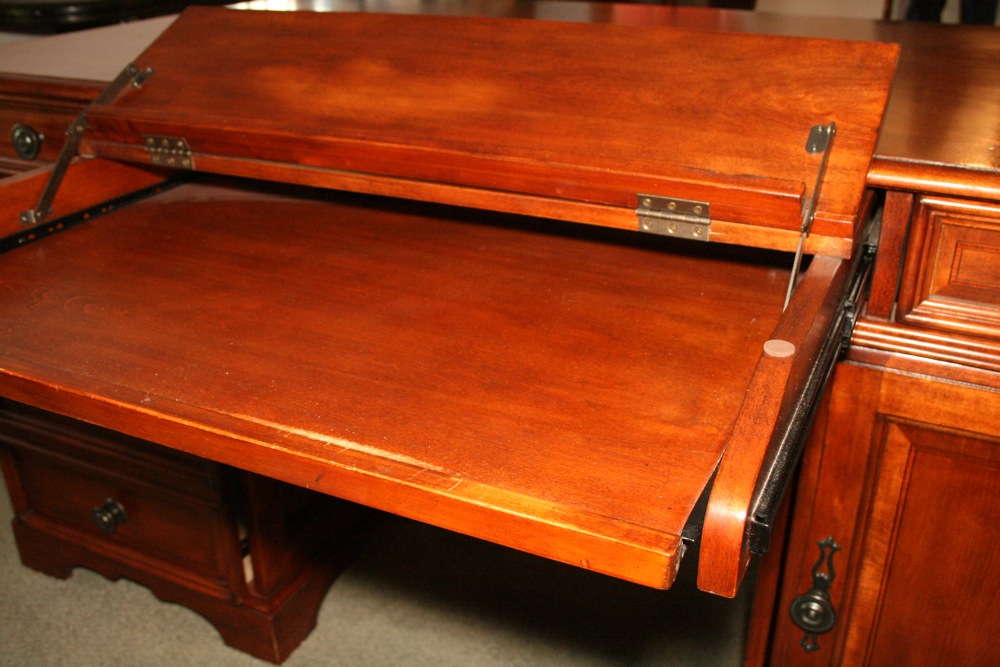 Large Cherry Executive Desk