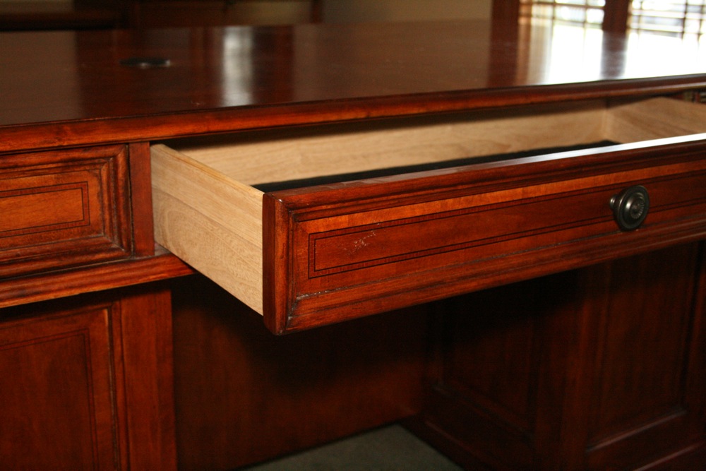 Large Cherry Executive Desk