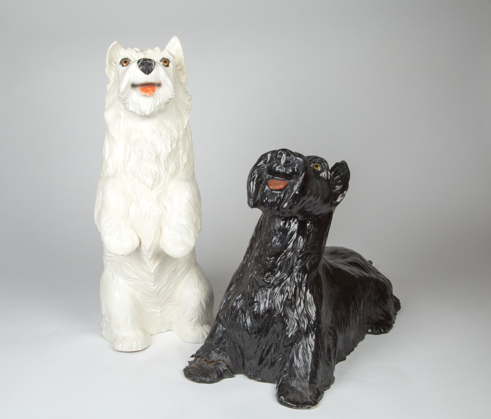 Black & White Scotch Whisky Scottie Figures