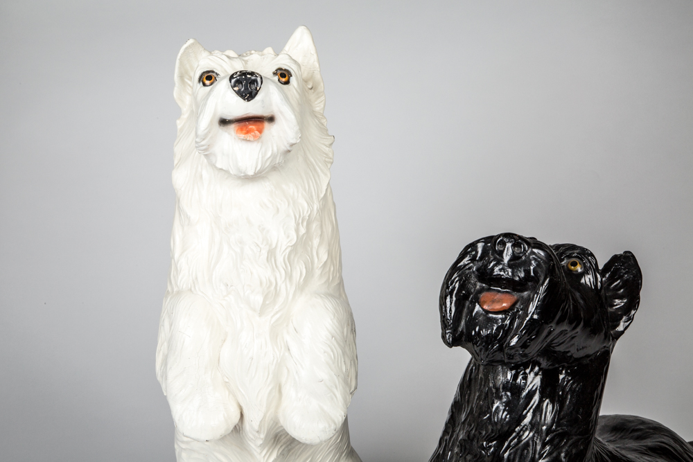 Black & White Scotch Whisky Scottie Figures