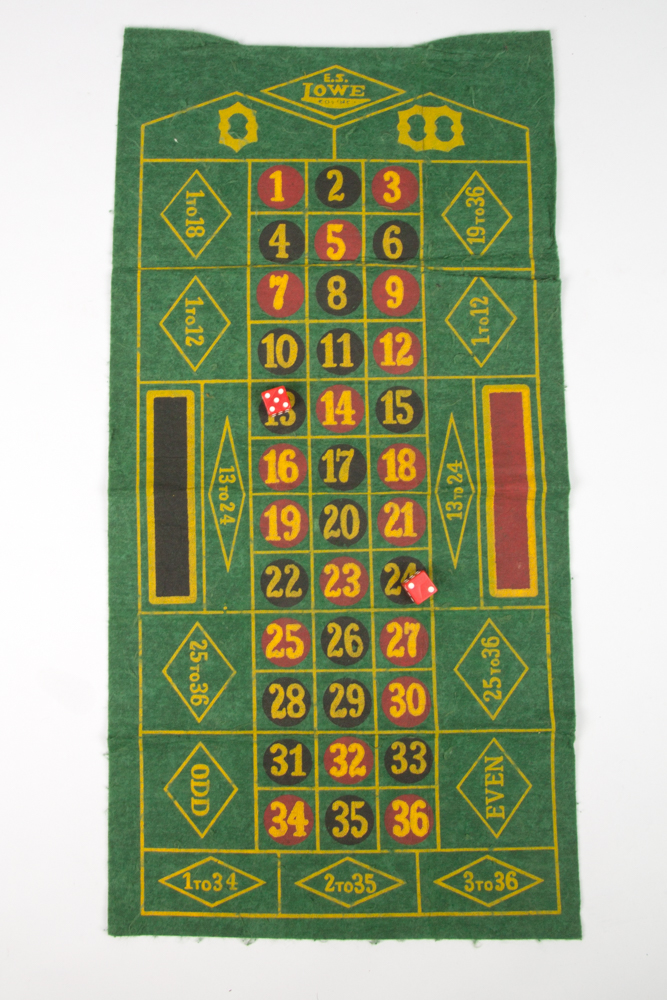 Vintage Lowe Casino Games Briefcase