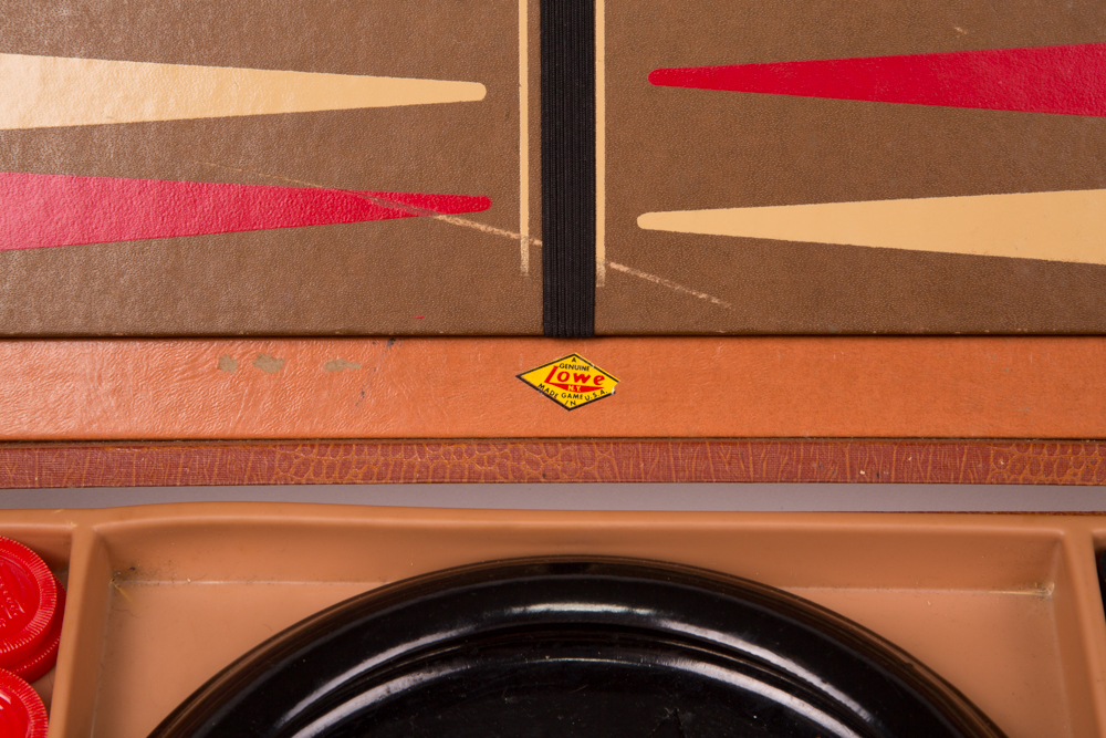 Vintage Lowe Casino Games Briefcase