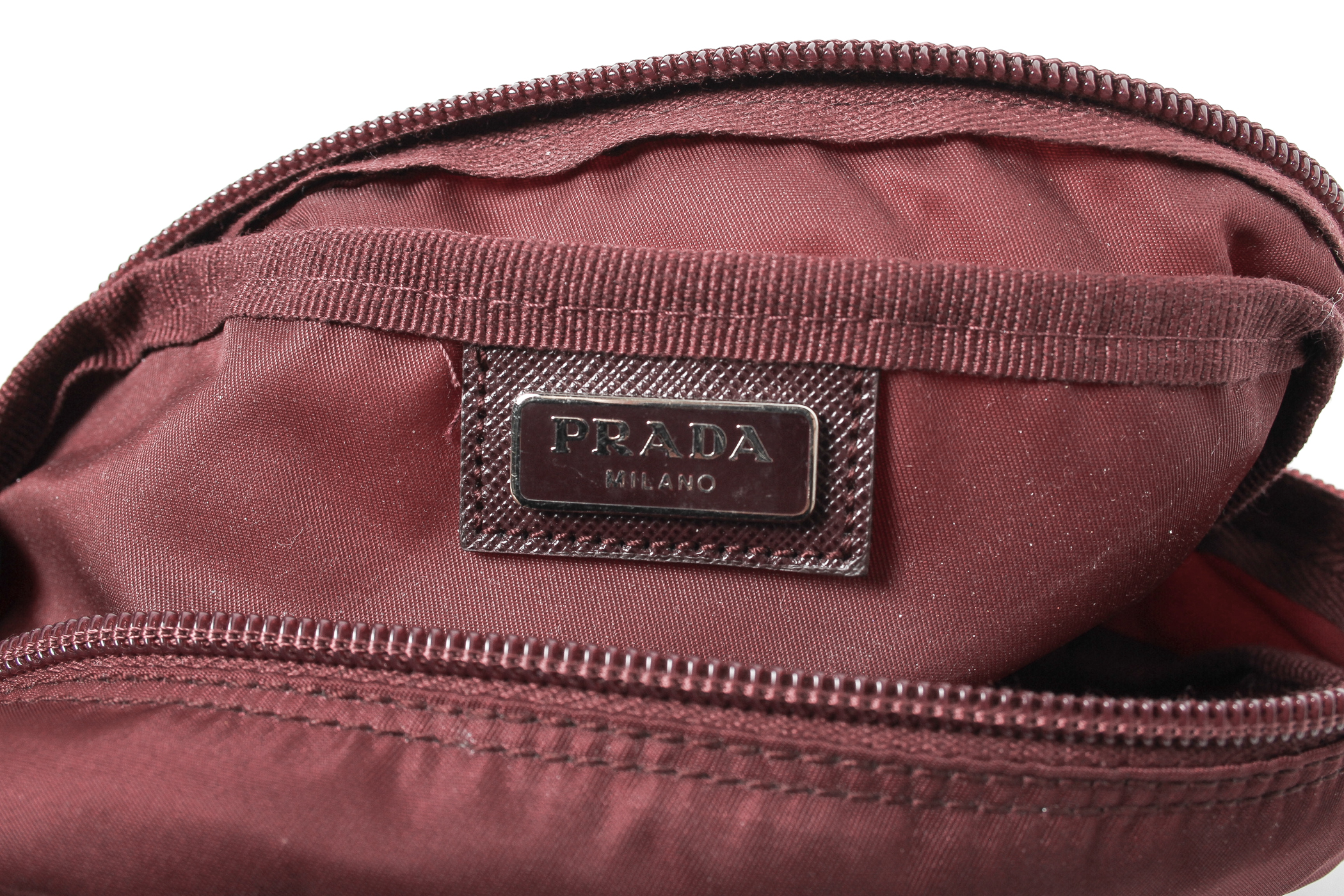 Prada Pouch in Maroon