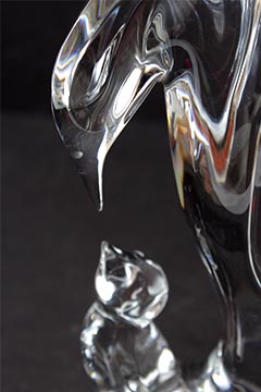 Baccarat Penguin and Baby