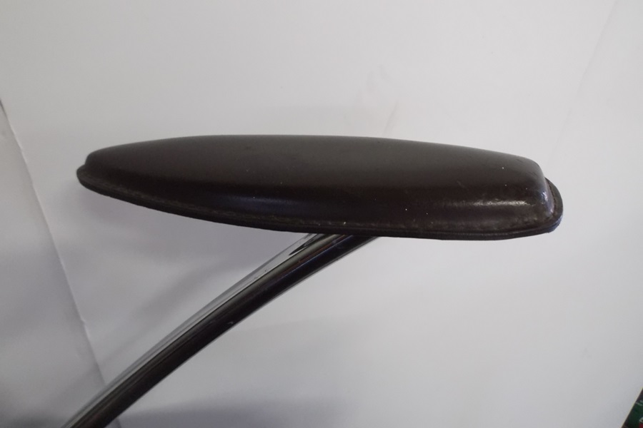 Vintage Italian Leather Bar Stools