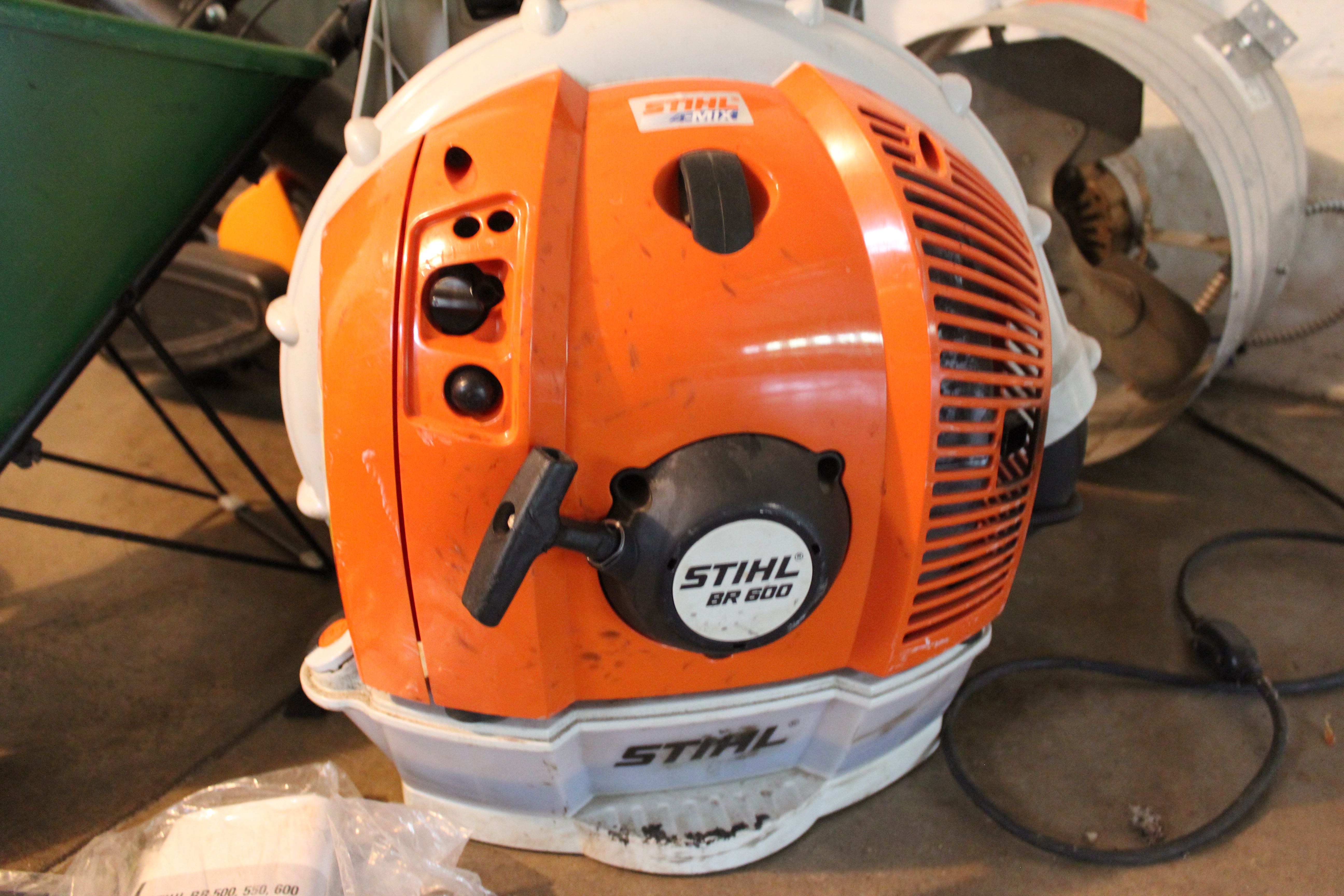 Stihl BR600, Fiskars Reel Mower and More