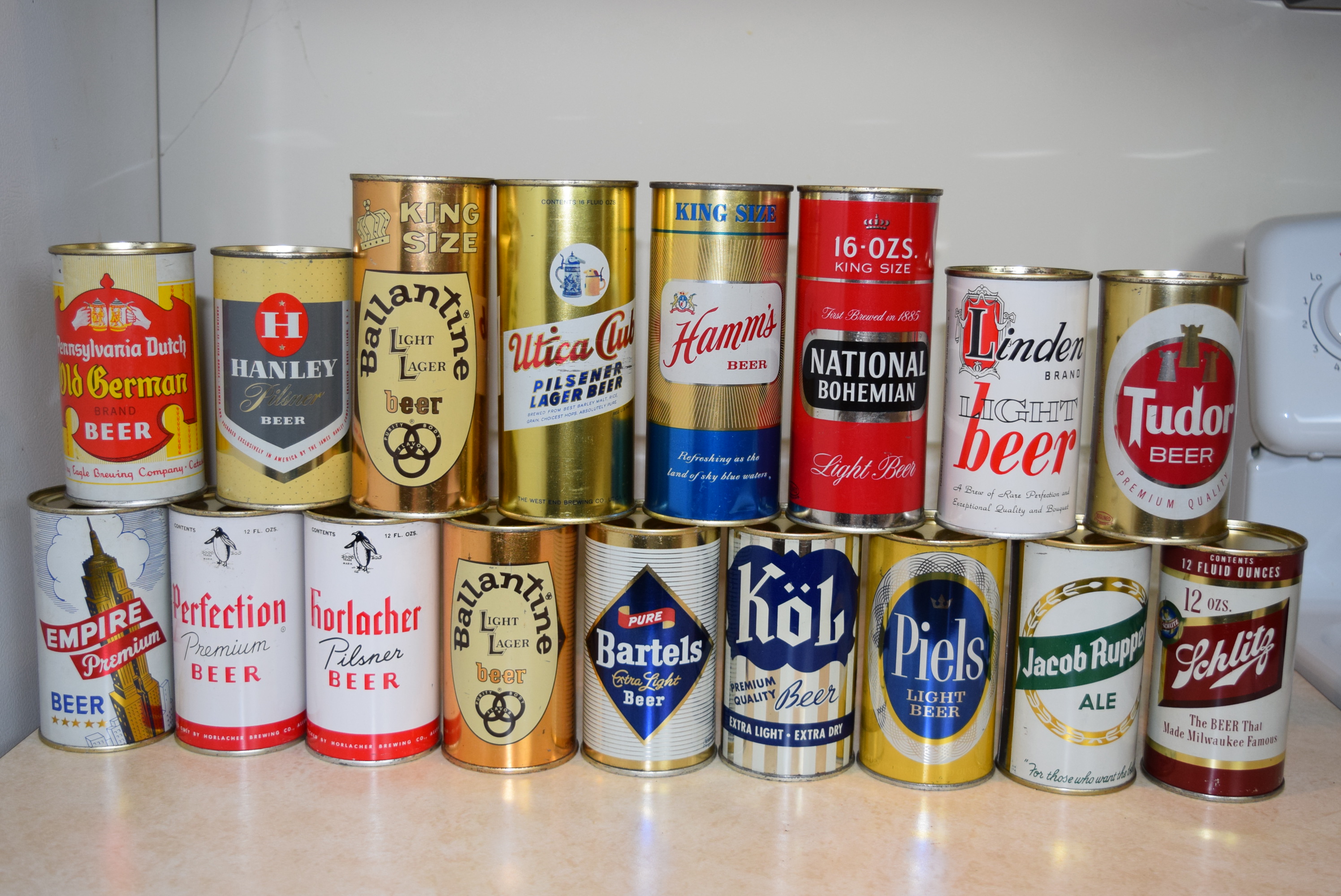 Mid-Century Collectible Beer Cans