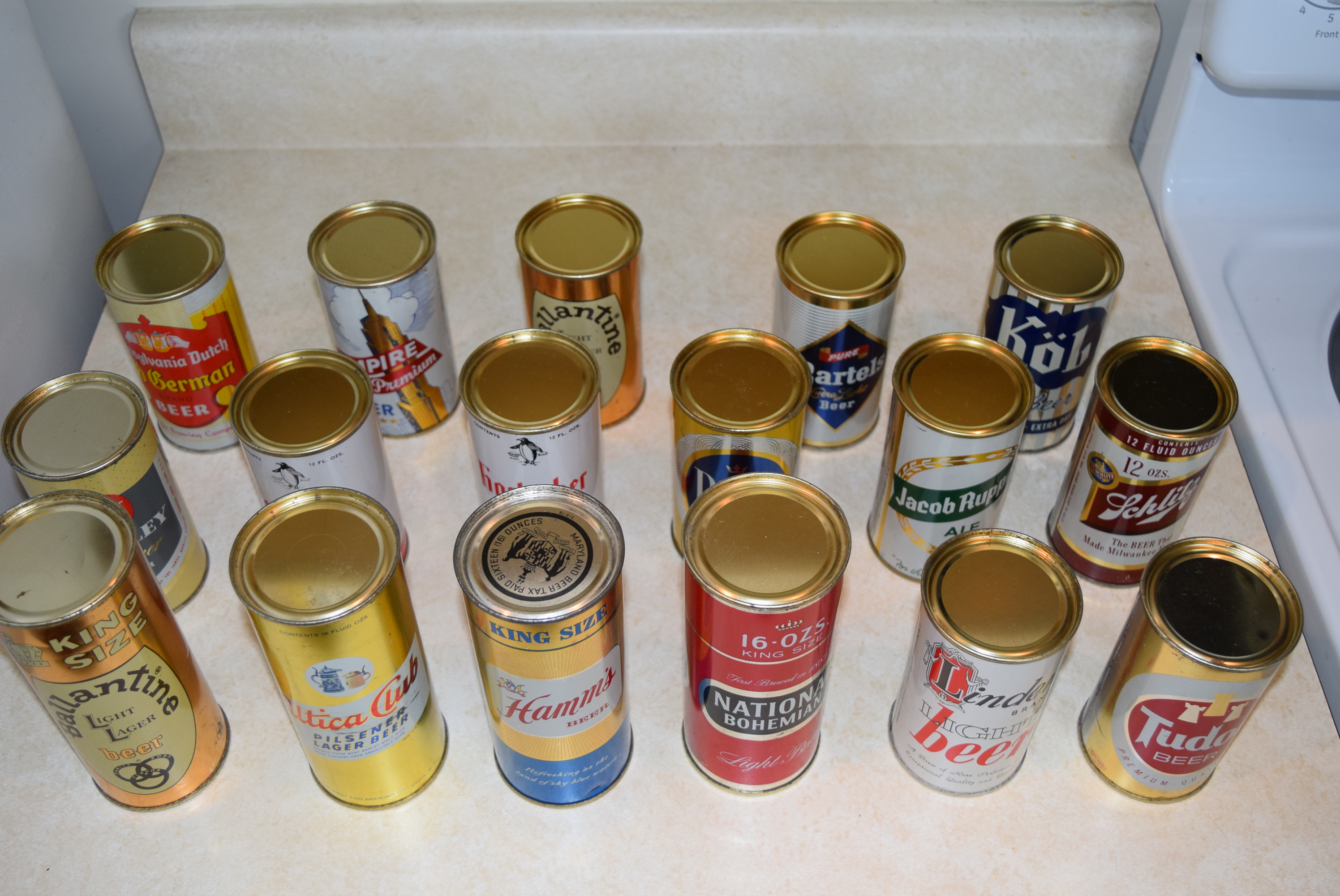 Mid-Century Collectible Beer Cans