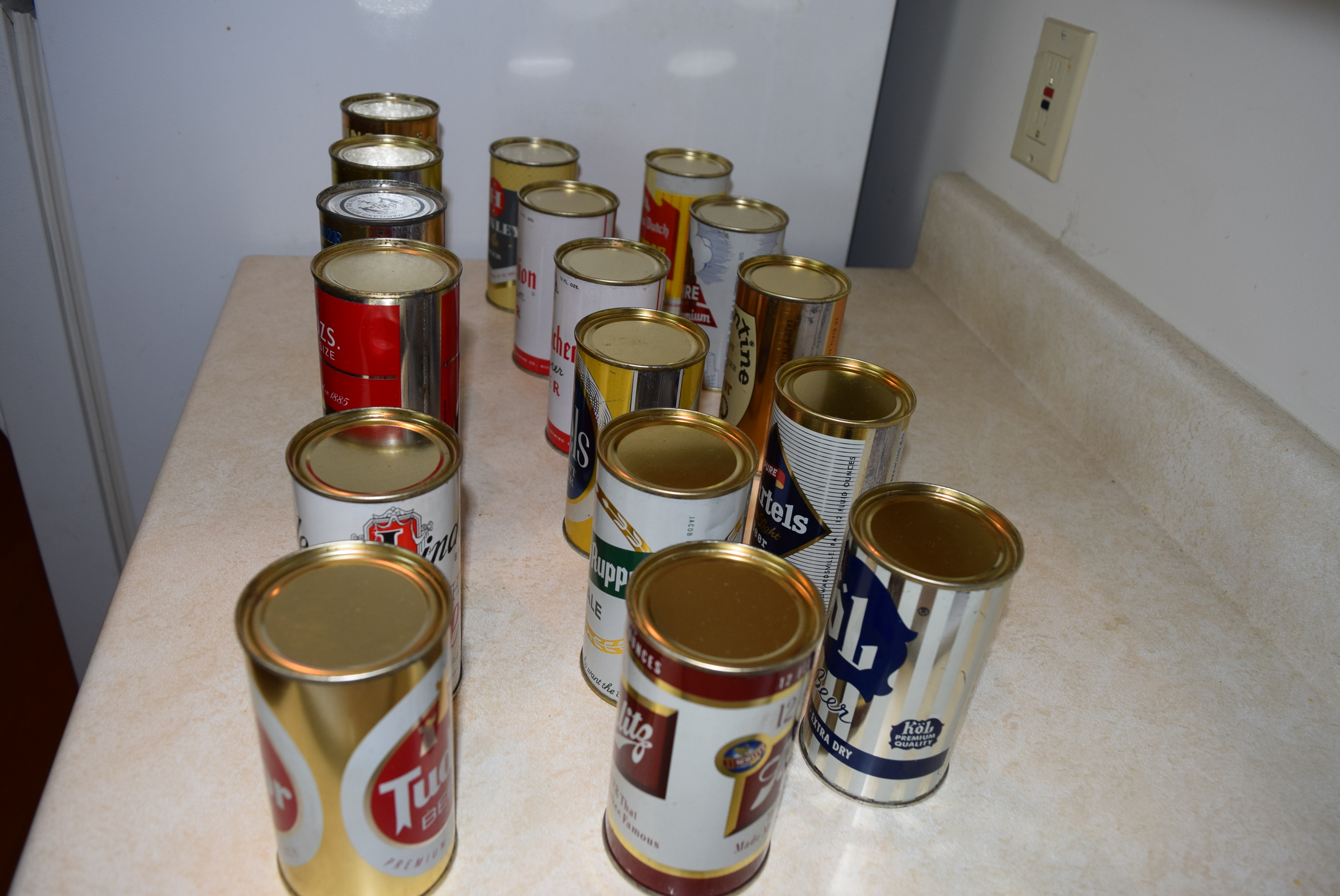 Mid-Century Collectible Beer Cans