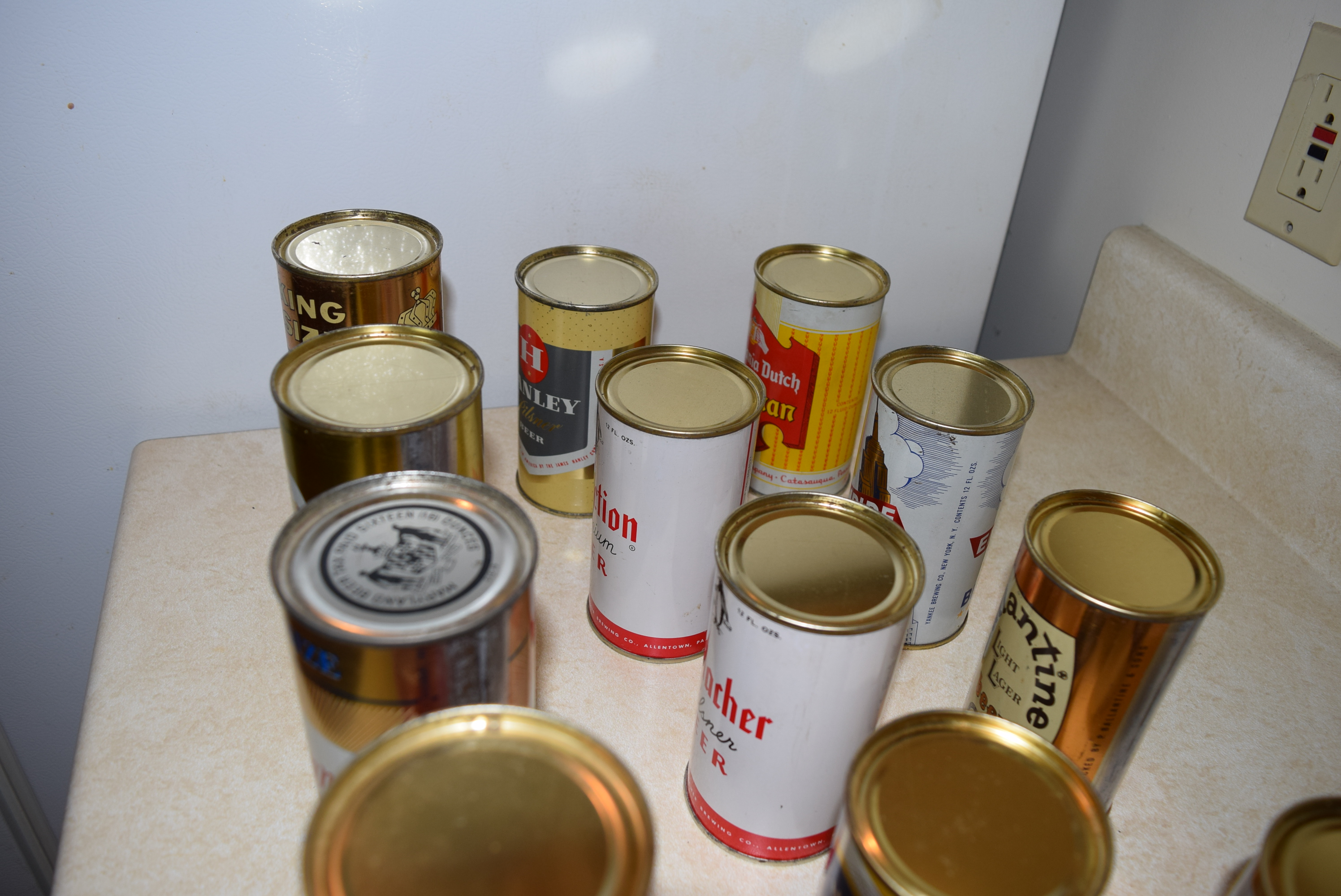 Mid-Century Collectible Beer Cans