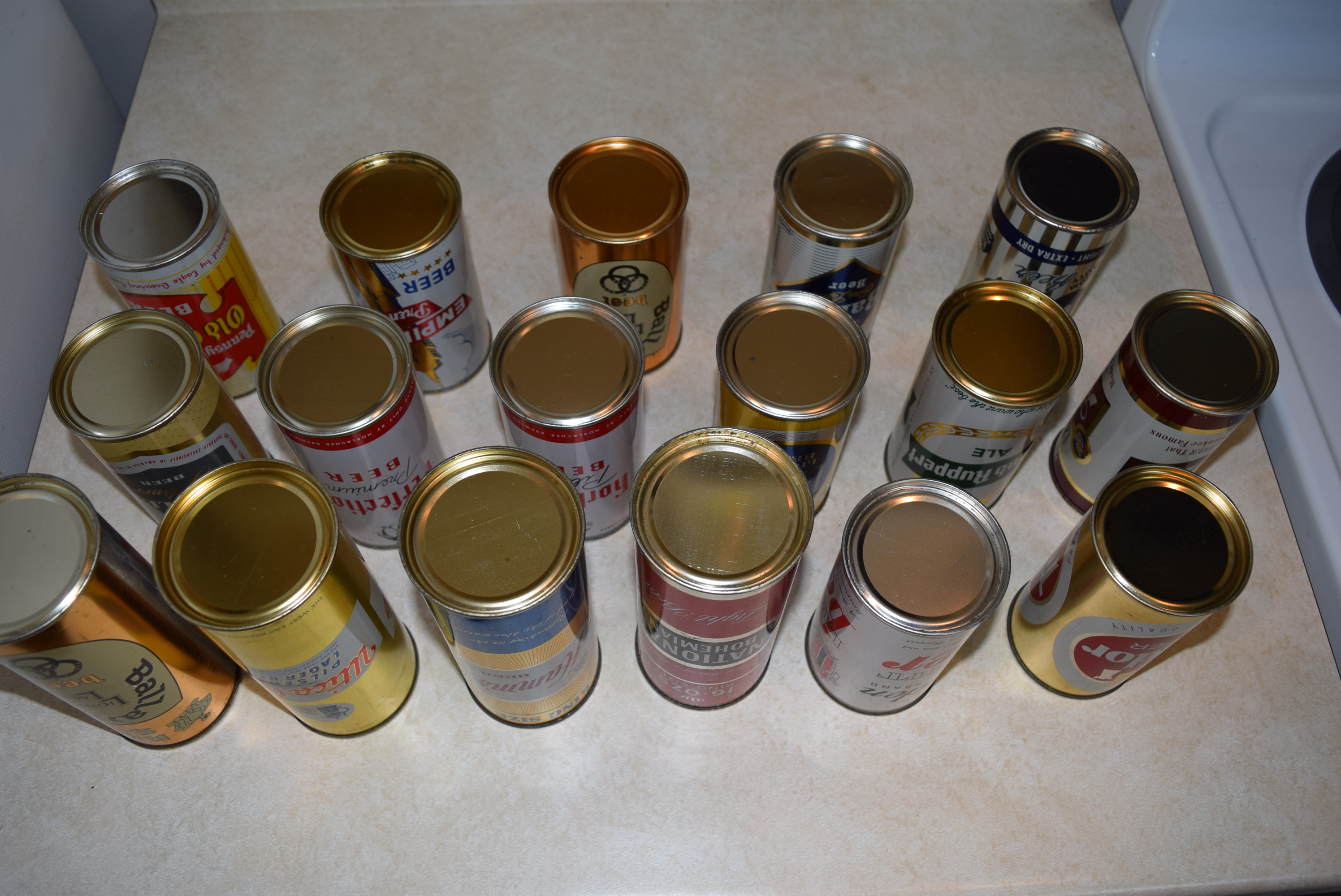 Mid-Century Collectible Beer Cans